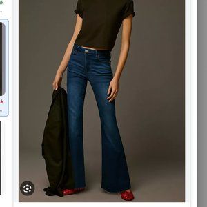 FRAME Le Easy Flare Mid-Rise Jeans